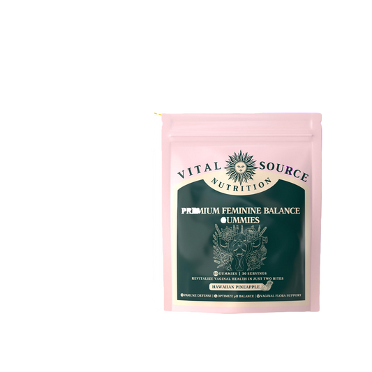 Women's balanced gummy candies