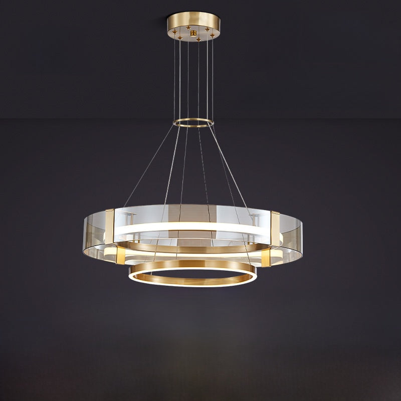 Copper Chandelier Lamp