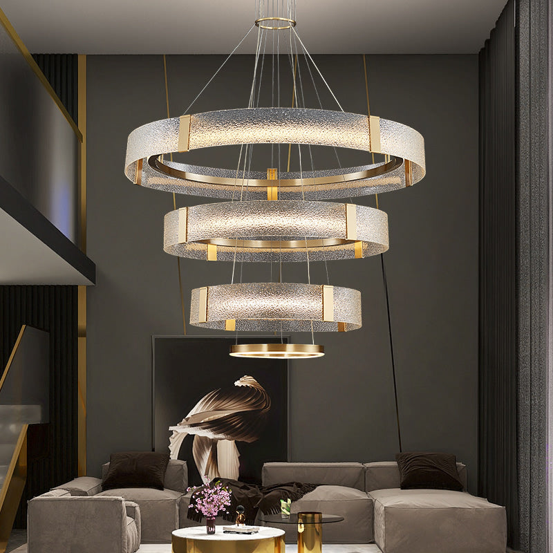 Copper Chandelier Lamp