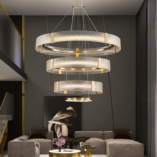 Copper Chandelier Lamp