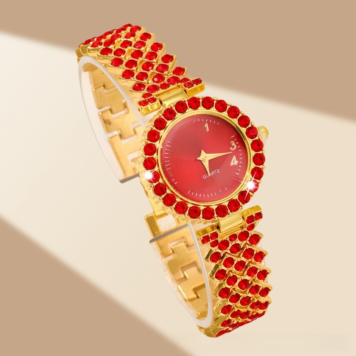 Ladies' watches with rhinestones