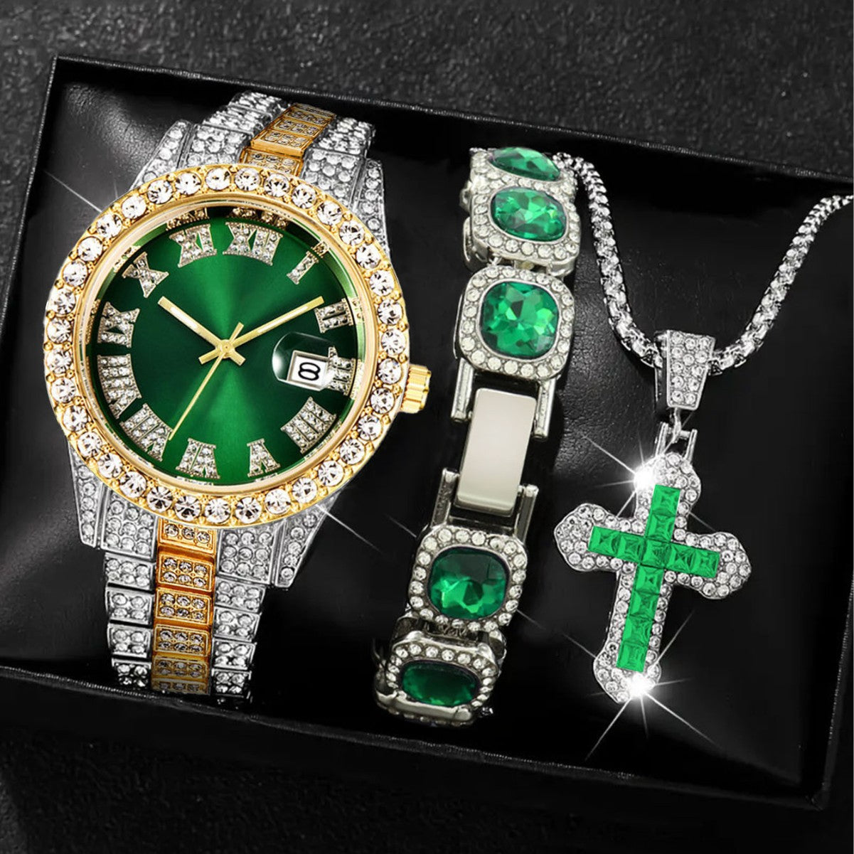 Diamond-Encrusted Quartz Watches